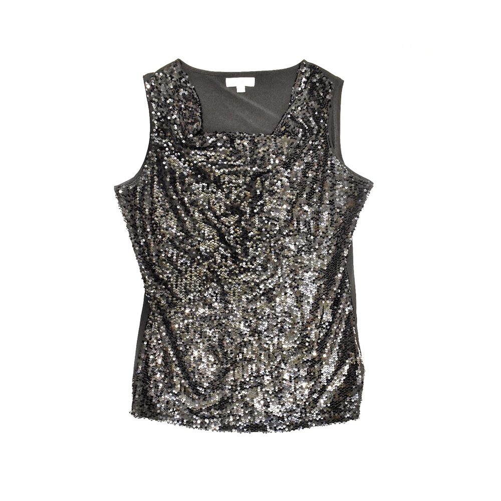 Calvin Klein Black Sequin Tank